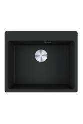 Franke Maris MRG 610-50 TL Fragranite Mate Negro Fregadero de Superficie con Agujero para Grifo 114.0668.630