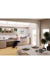 Franke Maris MRG 610-60 Cuidado Fragranite Mate Negro lavabo poco profundo para personas con discapacidades 635 x 559 mm Construcción con banco de orificios para grifo 114.0729.484