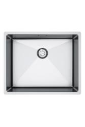 Franke Bolero Plus New R10 B2X 210-50-40 RVS Fregadero Empotrado, debajo del mostrador y sobre el mostrador 50x40 cm 127.0728.977