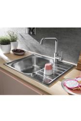 Franke Lina U Grifo de Cocina con Salida Giratoria Cromo 115.0728.473
