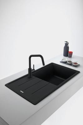 Franke Lina U Kitchen Faucet Black Retractable Spout 115.0728.477