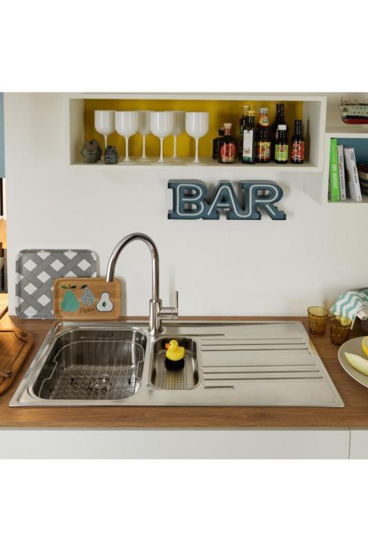 Grifo de Cocina Franke Lina XL Cromo con Salida Giratoria 115.0693.228