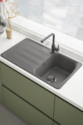 Franke Lina L Kitchen Faucet Coffee Cream with Retractable Spout 115.0728.488
