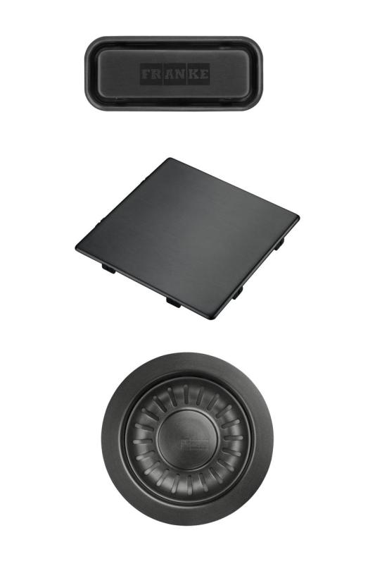 Franke Kubus 2.0 Set de color Conjunto de desagüe Gun Metal 1208970828