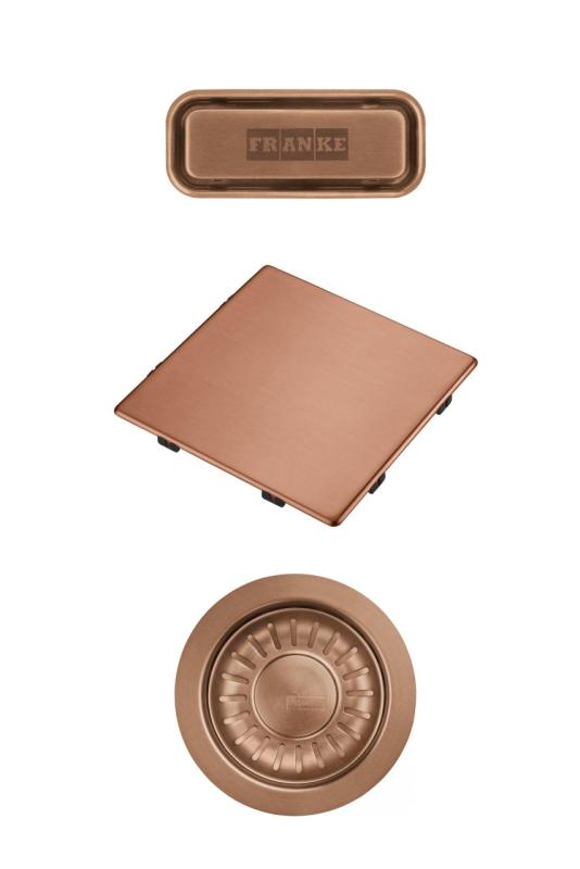 Franke Kubus 2.0 conjunto de color Conjunto de desagüe Cobre 1208970832