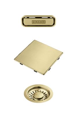 Franke Kubus 2.0 color set Drainage set Gold 1208970836