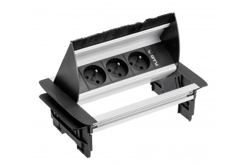 Enchufe de mesa de paso