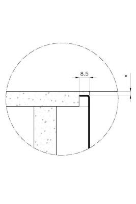 Foster Phantom Slimline Stainless Steel Sink 40x40cm Undermount for ceramic countertops 1208971123