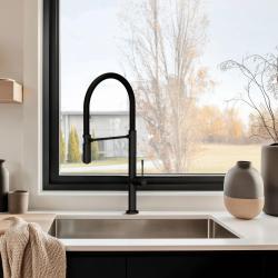 Pure.Sink Exclusivo fregadero de acero inoxidable 50x40 cm radio de 10mm para montaje inferior, montaje al ras y montaje superior PEX5040-02