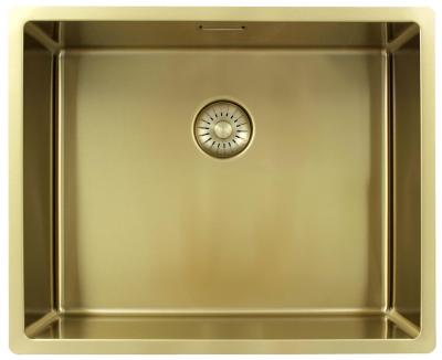Pure.Sink Exclusivo Gold Sink 50x40 cm 10mm radius undermount, flush mount and top mount PEX5040-60