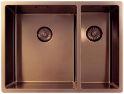Pure.Sink Exclusivo Cobre 1,5 lavabo de una y media 34+18 cm radio de 10mm PEX341840-62