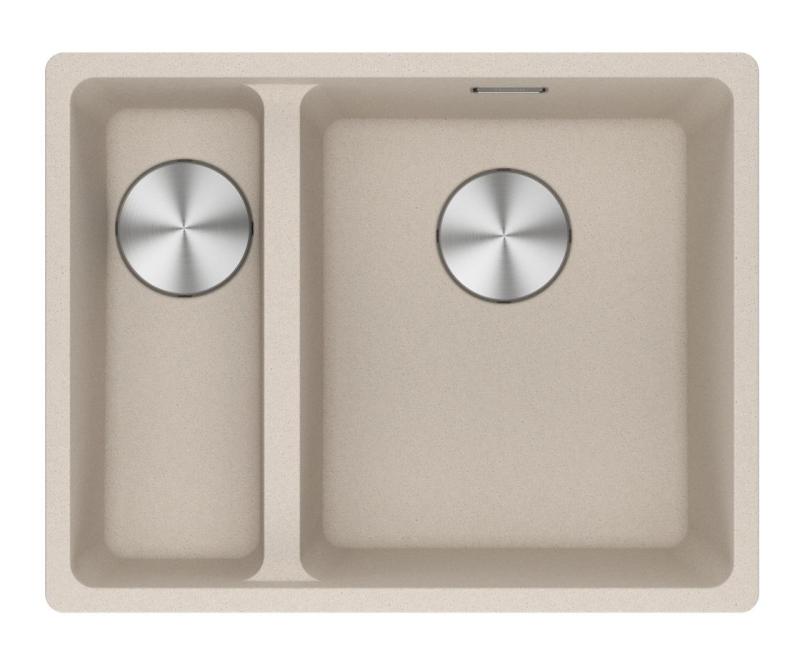 Franke Maris MRG 160-34-15 Fragranite Coffee cream fregadero Derecha montaje inferior 125.0725.662