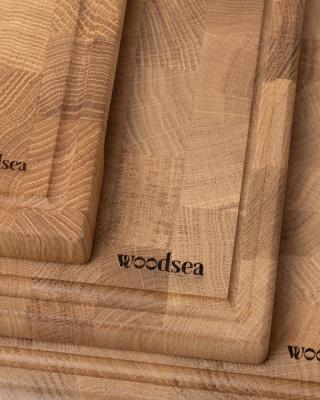 Woodsea Woodstone Oak L - Oak Wooden Cutting Board 50x35cm 1208971446