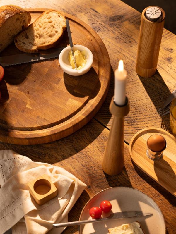 Woodsea Woodstone Oak redondo - Tabla de cortar redonda de roble Ø42cm 1208971525