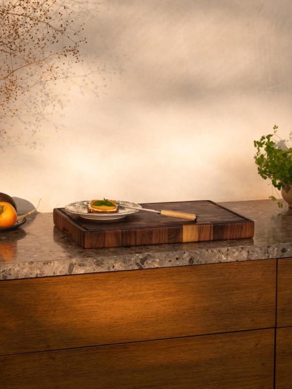 Woodsea Woodstone Walnut S - Tabla de cortar de madera de nogal 40x26cm 1208971529