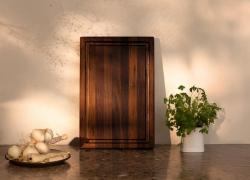 Woodsea Butcher Groove M - Tabla de cortar de madera de nogal con canal de jugo 50x38 cm 1208971535
