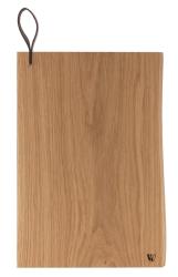 Woodsea Chop-Chop Oak M - Tabla de cortar de roble 35x24cm con asa de cuero 1208971540