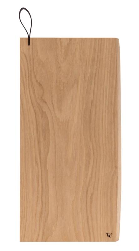Woodsea Chop-Chop Oak XL - Tabla de cortar de roble de 50x24cm con mango de cuero 1208971542