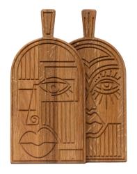 Máscara Woodsea Oak- Máscara de roble para cortar y servir tabla 38x19 cm 1208971562