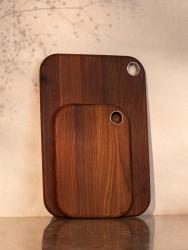 Woodsea Waterless L - Tabla de cortar de madera termo resistente al agua 46x33 cm 1208971567