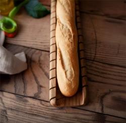 Woodsea Boardette - Tabla de cortar y servir baguette francesa de madera de fresno 640x100 mm 1208971570