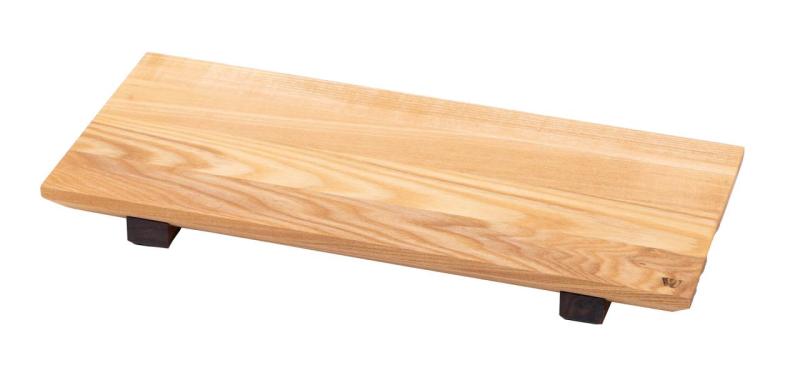 Woodsea Sushi M - Tabla de sushi de madera de fresno con patas de madera de nogal 30x17 cm 1208971585