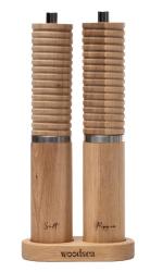 Woodsea Spice - Molinillo de sal de madera de roble Ø5x28 cm 1208971595
