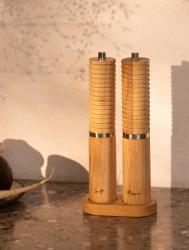 Woodsea Spice - Molinillo de sal de madera de roble Ø5x28 cm 1208971595