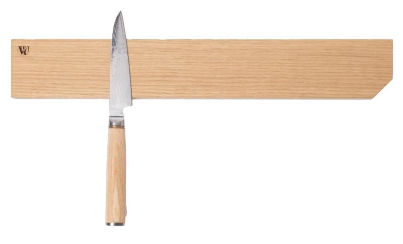 Woodsea Hold My Knife - Soporte de Cuchillo de Roble para Pared 40x6 cm 1208971598