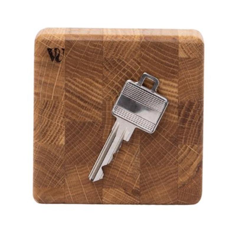 Woodsea End Grain Oak - Portallaves de Roble 9x9 cm 1208971600