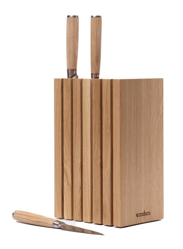 Woodsea Block Oak M - Bloque de Cuchillos de Roble 17x12 cm 1208971610