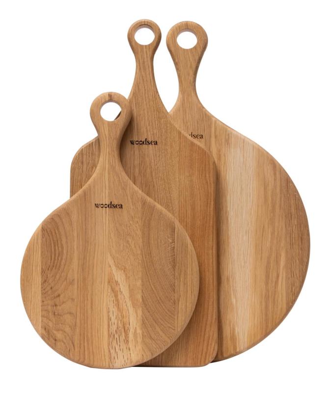 Woodsea Native M - Tabla de pizza de roble redonda Ø35x2 cm 1208971612