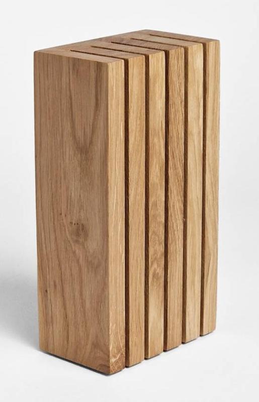 Woodsea Block Oak S - Bloque de cuchillos de roble 13x8 cm 1208971617