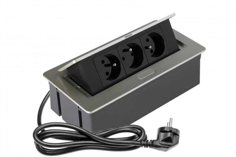 SOFT toma de corriente extraíble, cable de alimentación 1,5 m