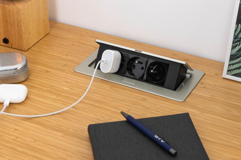 SOFT toma de corriente extraíble, cable de alimentación 1,5 m