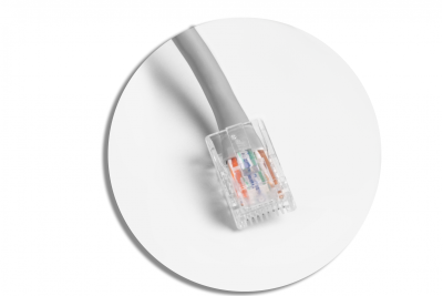 MULTISOFT Furniture Socket 2x Socket with Earthing, USB A+C, RJ45, Power Cable with Plug, White