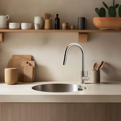 Pure.Sink Rondo Stainless Steel Round Sink for flush-mount, under-mount and top-mount 38 cm PRN38-02