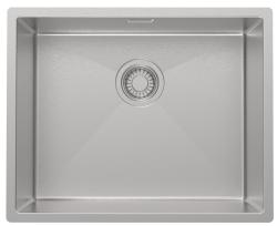 Pure.Sink Luxion Fregadero de acero inoxidable 50 x 40 cm para encastrar, empotrar y montar en superficie PLX5040-02