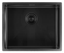 Pure.Sink Luxion Fregadero negro PVD 50 x 40 cm para encastrar, empotrar y montar en superficie PLX5040-63
