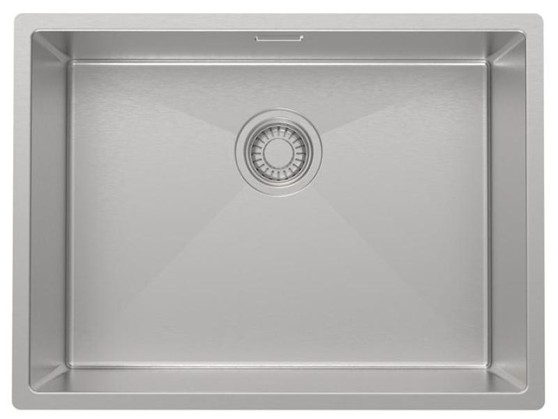 Pure.Sink Luxion Fregadero de acero inoxidable 55 x 40 cm para encastrar, empotrar y montar en superficie PLX5540-02