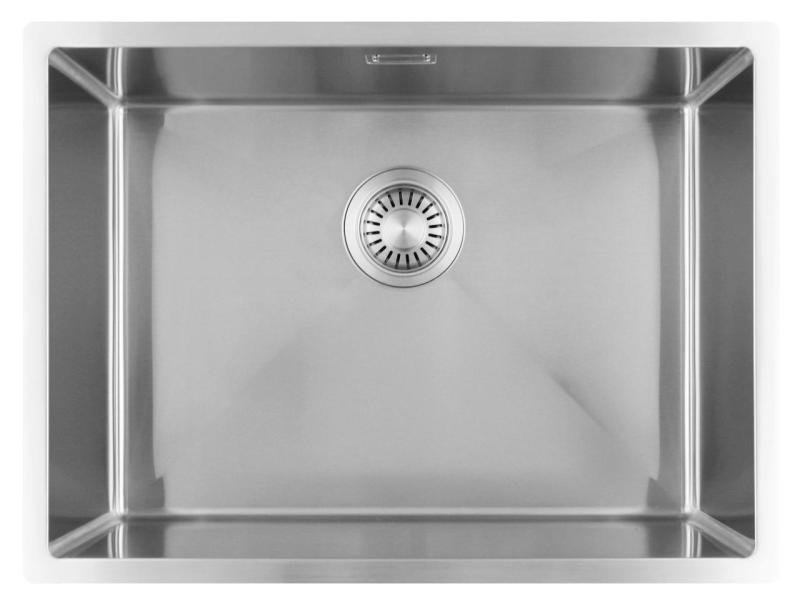 Pure.Sink Luxion Fregadero de acero inoxidable 55 x 40 cm para encastrar, empotrar y montar en superficie PLX5540-02