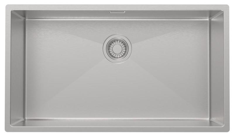 Pure.Sink Luxion Fregadero grande de acero inoxidable 74 x 40 cm, para encastrar, empotrar y montar en superficie PLX7440-02