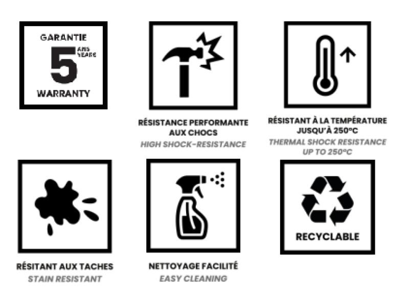 Fregadero negro Ausmann Fibre de 50x40cm para montaje inferior, superior y a ras con tapón automático de acero inoxidable 1208971855