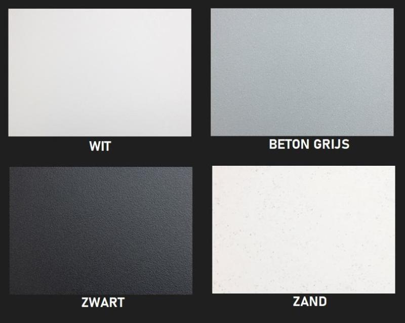 Fregadero Ausmann Fibre negro 50x40cm para montaje inferior, superior y a ras con tapón automático negro 1208971856