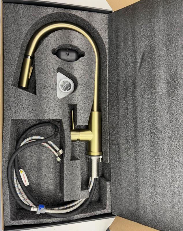 Pure.Sink Elite Steel Stream-S grifo de cocina PVD cobre con caño extraíble PS8045-62