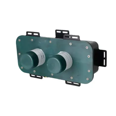 Waterevolution Grifo mezclador empotrado para lavabo de 2 orificios con ajuste T1.16.EBI