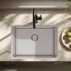 Pure.Sink Exclusivo Fregadero especial de acero inoxidable de 35 cm de largo, 50 x 35 cm, radio de 10 mm PEX5035-02