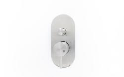 MURO TUA Mezclador empotrado en pared con botón selector cromado M1.B32.S.CR