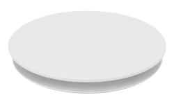 Pure.Sink Universal Tapa para desagüe, tapón de cesta, tapa redonda pulida en blanco mate para sumidero WSTCOV-32