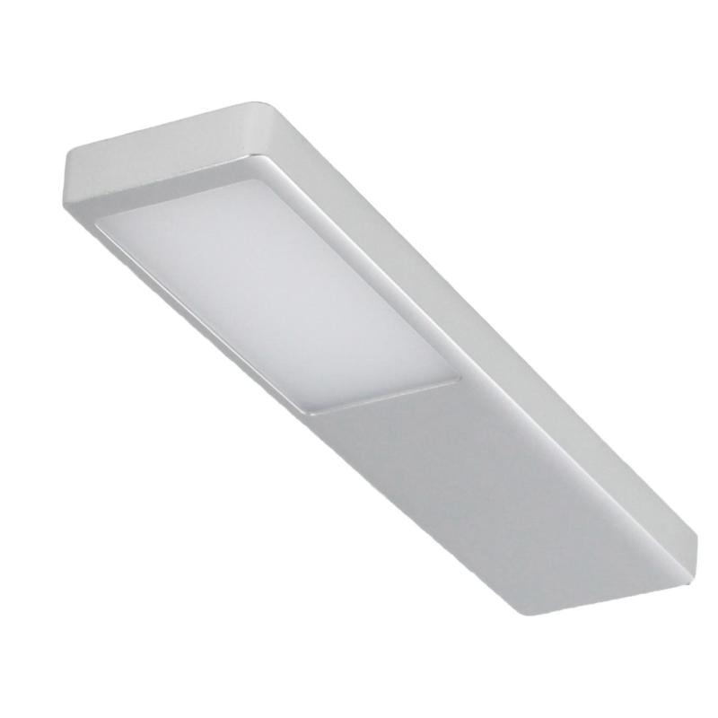 Indux Nivo Foco LED empotrable para cocina de 3 W con interruptor central, acabado aluminio 1208972333